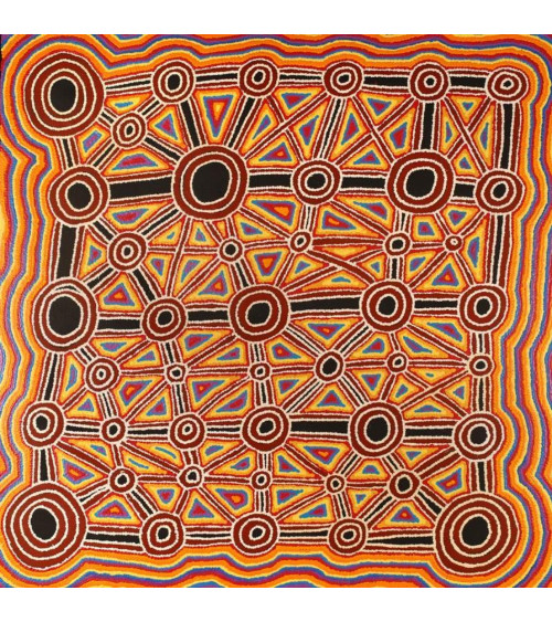 Cecily Napanangka - Peinture art Aborigène Australie
