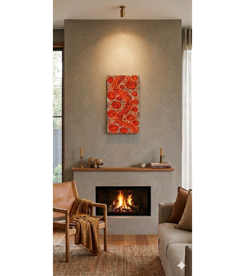 Juliette Nampijinpa - Peinture art Aborigène Australie