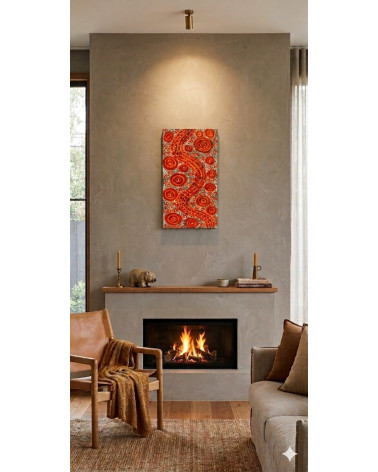 Juliette Nampijinpa - Peinture art Aborigène Australie