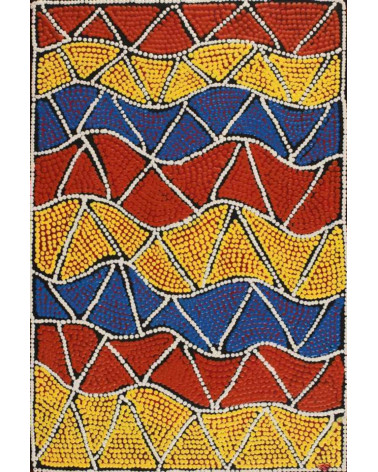 Geraldine Napurrurla - Peinture art Aborigène Australie