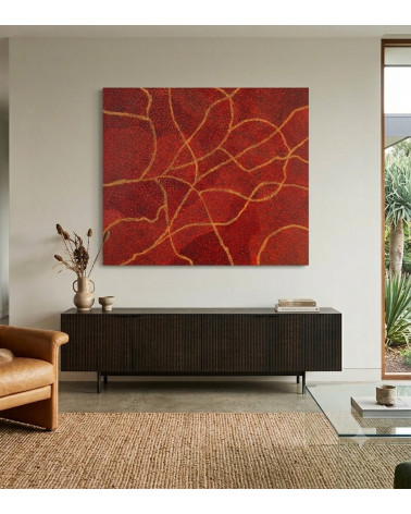 Krishana Petrick - Peinture art Aborigène Australie